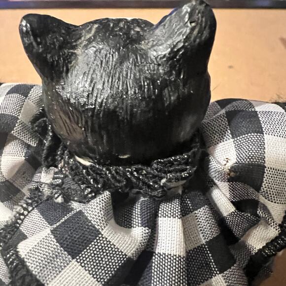 Wisty wonders Inc Crafty cat kitty doll anthropomorphic figurine *Cork bottom - Picture 11 of 16